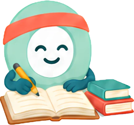 MOVE's studying mascot